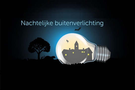 Nachtelijke buitenverlichting