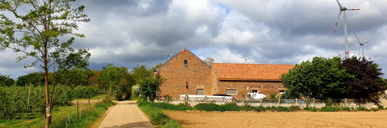 Woning en windmolens