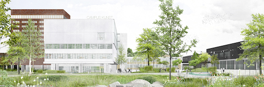 Render van de Kunstencampus